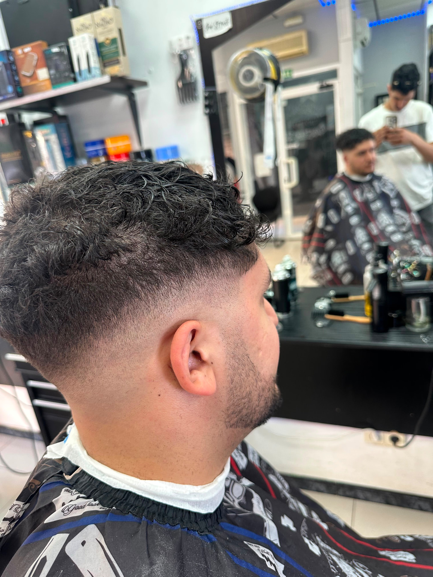 Mid fade con textura