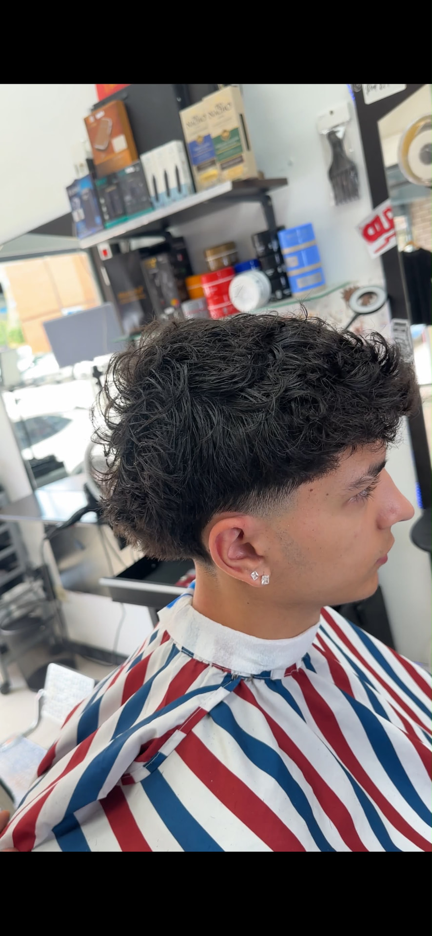 Rizos con taper bajo